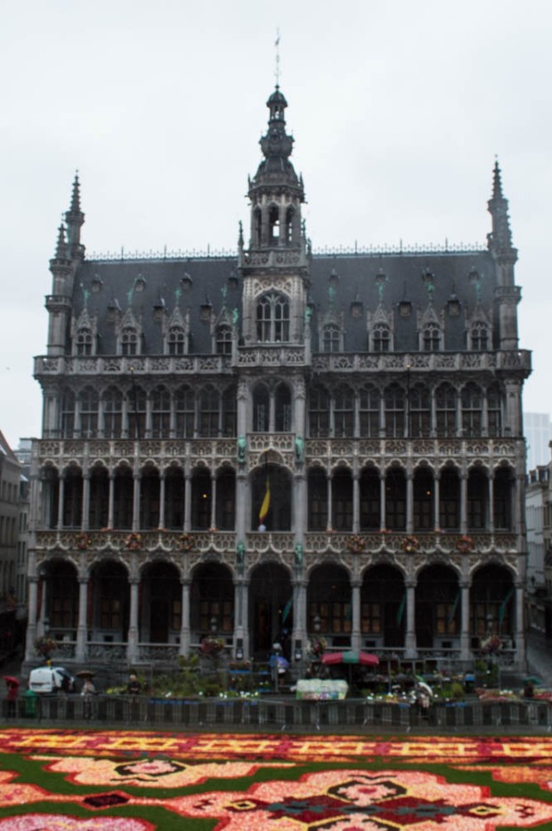 Looking across the Grand Place
