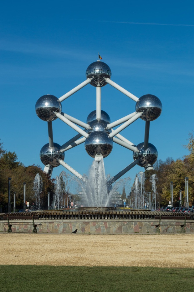 Atomium on a sunny day